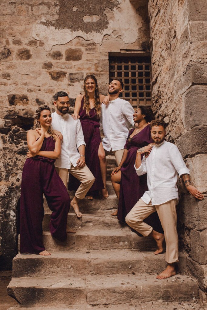 tenues-assorties-famille-mariage-toulouse